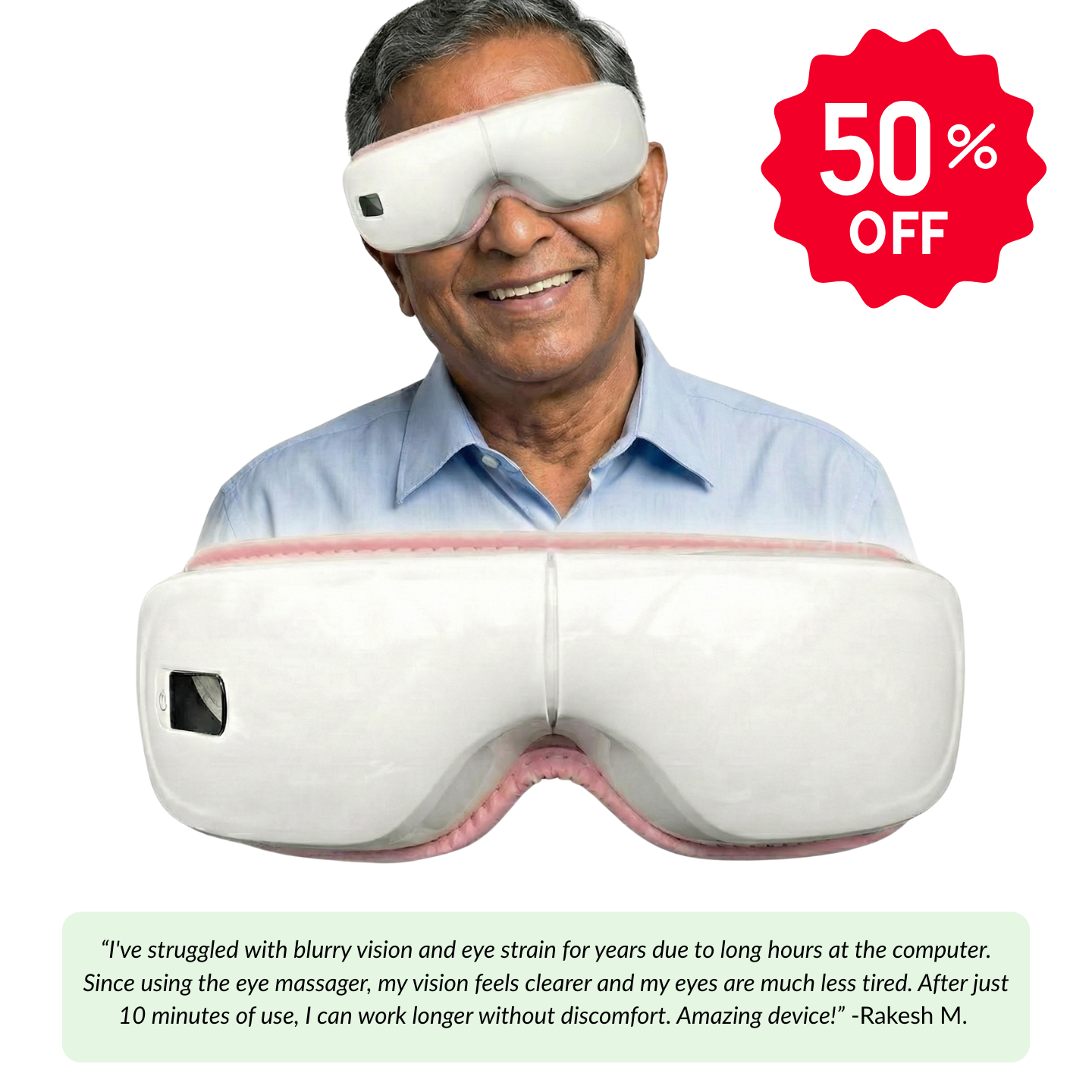 Vision Veda Eye Opticare Massager and band
